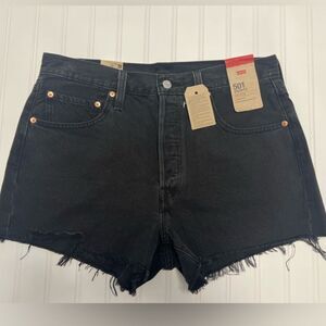 Levi's 501 Original Jean Distressed Shorts-Size 31